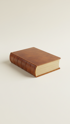 Leather-Bound Bible With Gilded Edges