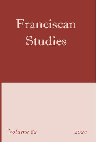 Franciscan Studies 2025 - Volume 83