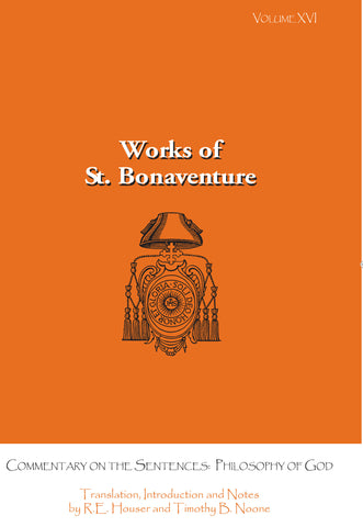 Commentary on the Sentences: Philosophy of God