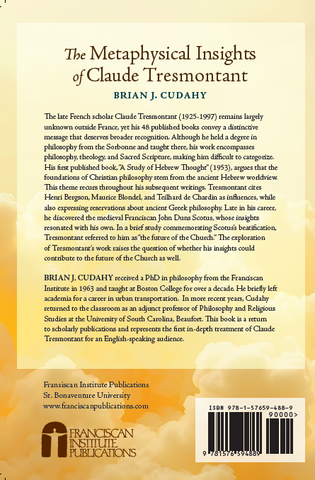 Metaphysical Insights of Claude Tresmontant