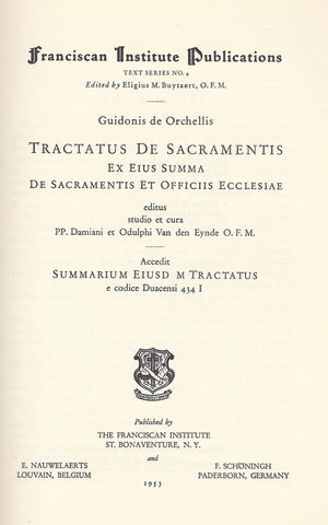 Tractatus de Sacramentis