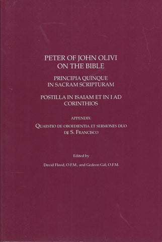 Peter of John Olivi on the Bible