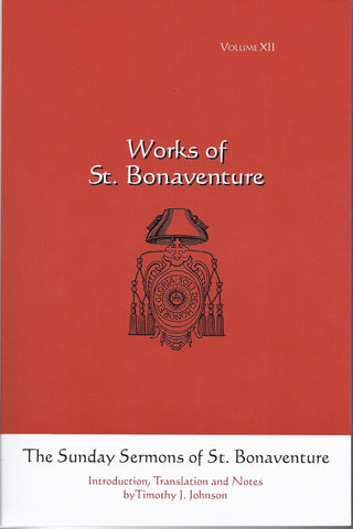 The Sunday Sermons of St. Bonaventure